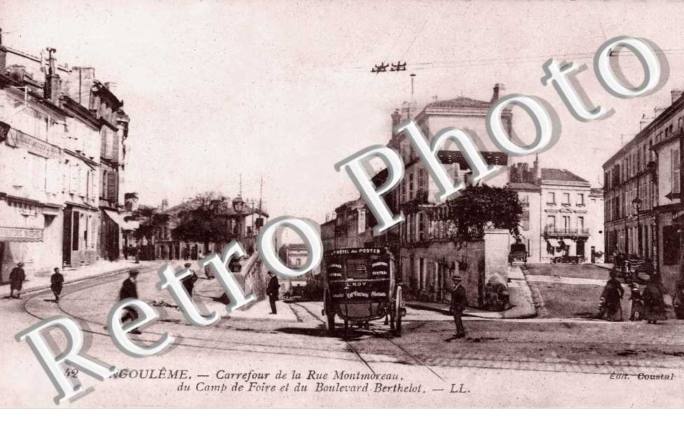 Carrefour de la Rue Montmoreau du Camp de Foire et du Boulevard Berthelot