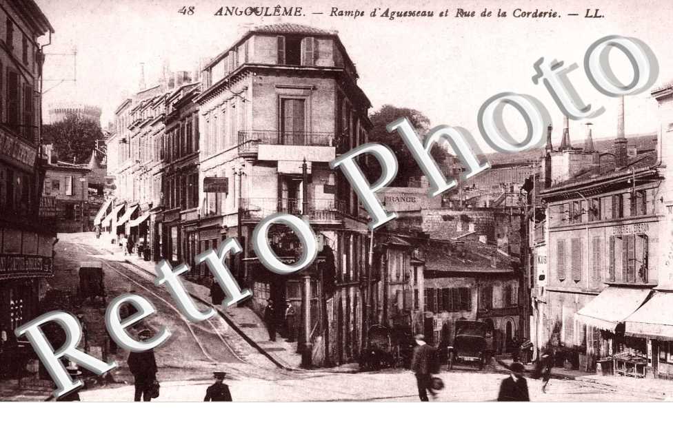 Rampe d'Aguesseau et Rue de la Corderie