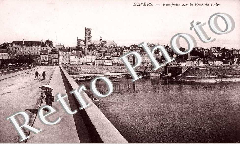 vue prise sur le pont de Loire