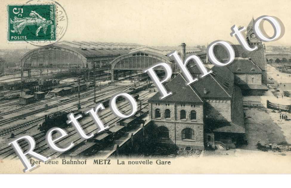 LA NOUVELLE GARE en 1908