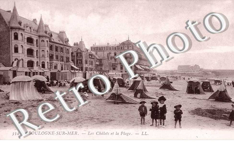 les chalets et la plage