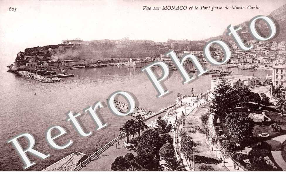 Vue sur Monaco et le port