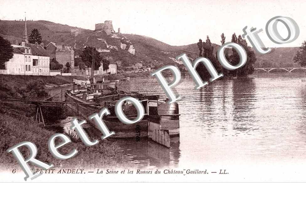 la seine et les ruines du chateau gaillard