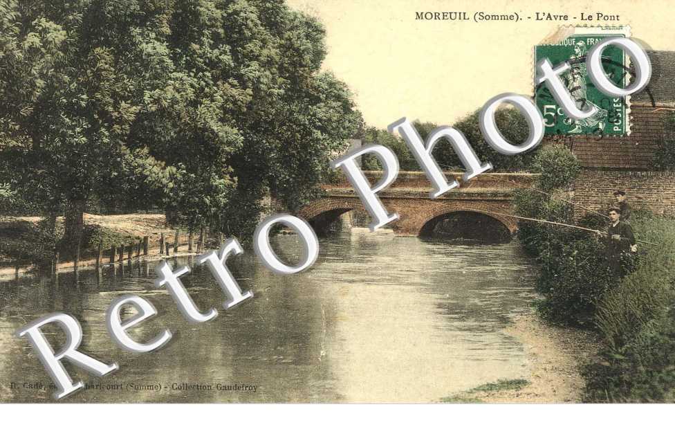 L&#039;Avre - Le pont (couleur)