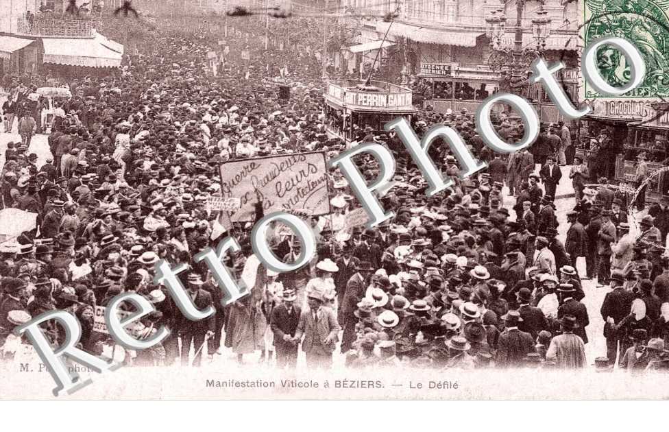 Manifestation viticole  -  le defile