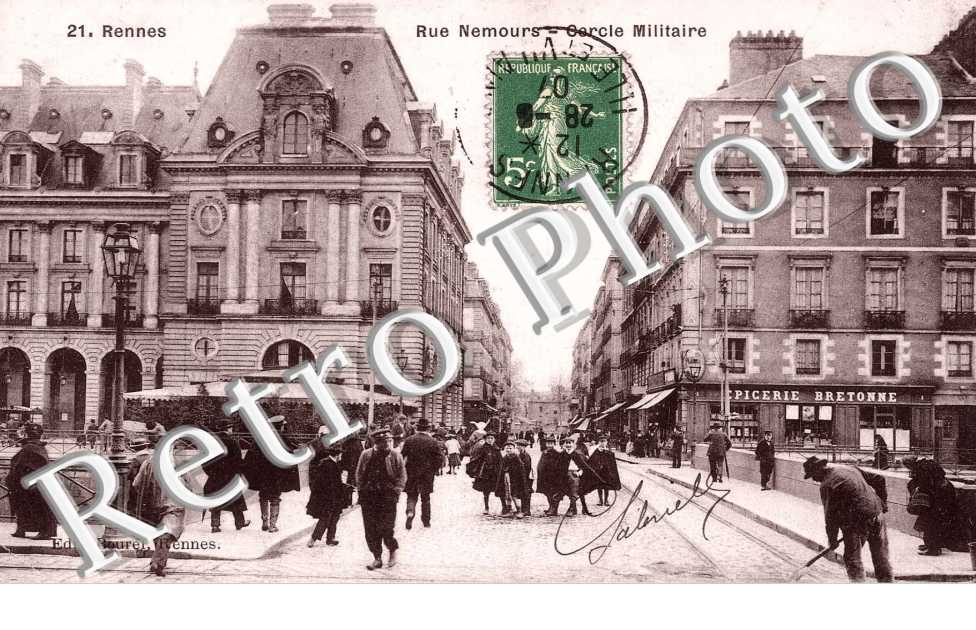 RUE DE NEMOURS CERCLE MILITAIRE