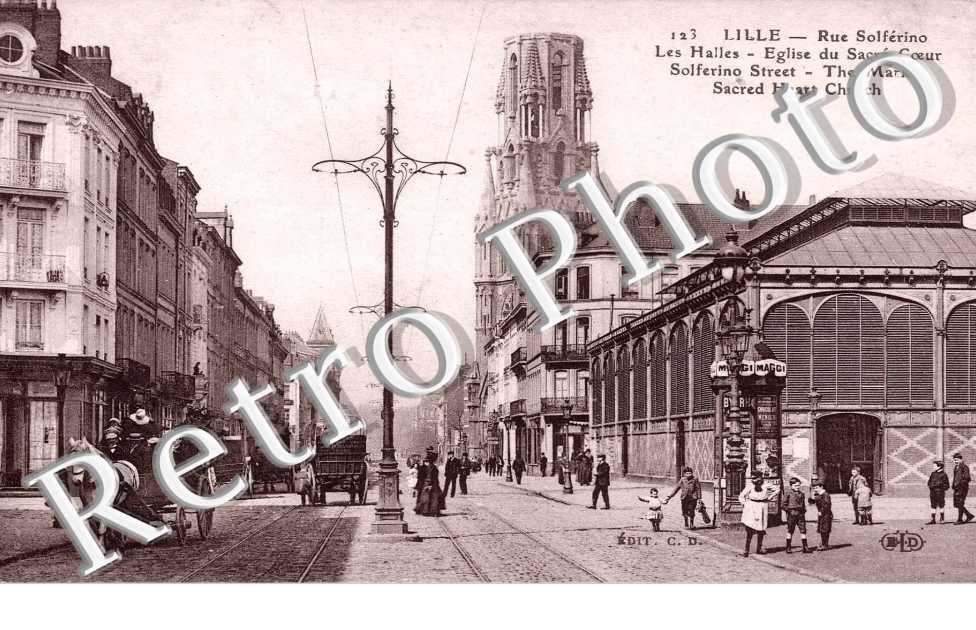 Rue Solferino Les Halles Eglise du Sacré-Coeur