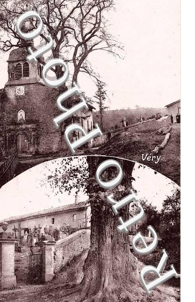 (carte multi-vues Eglise et Cimetiere )