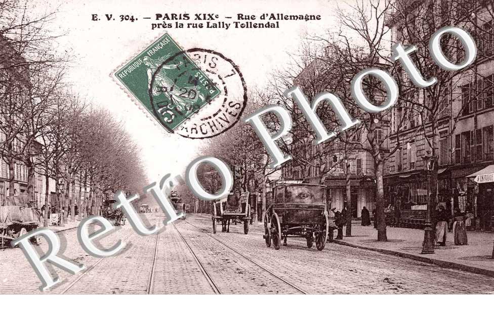 Rue d&#039;Allemagne près la rue Lally Tollendal