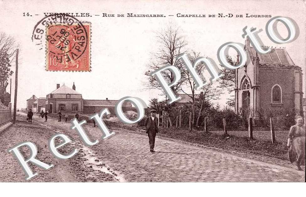 Rue de Mazingarbe - chapelle de Notre Dame de Lourdes