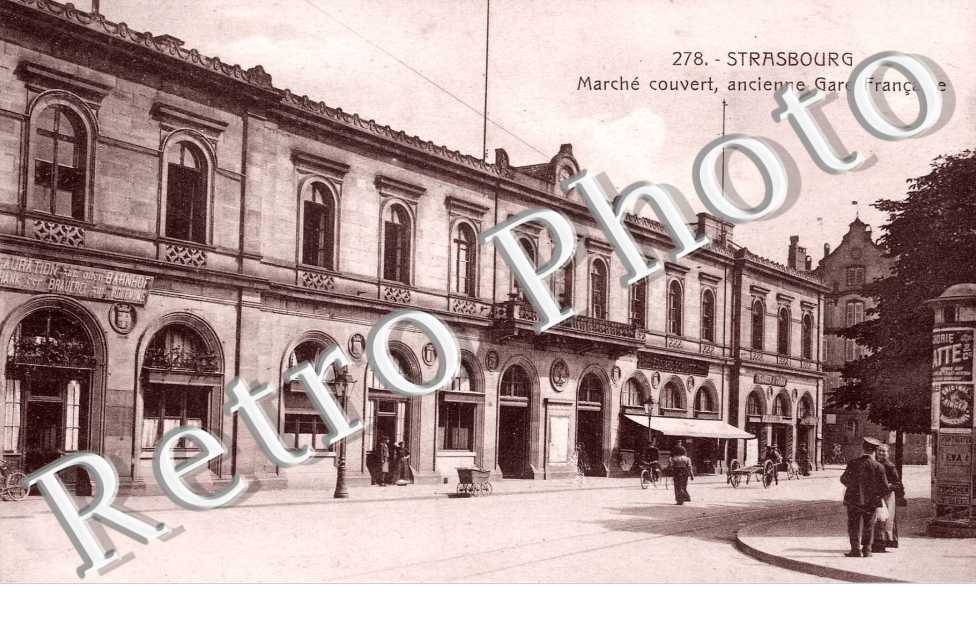 MARCHE COUVERT ancienne gare française