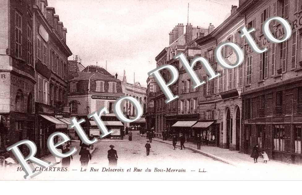  LA RUE DELACROIX et rue du Bois-Merrain