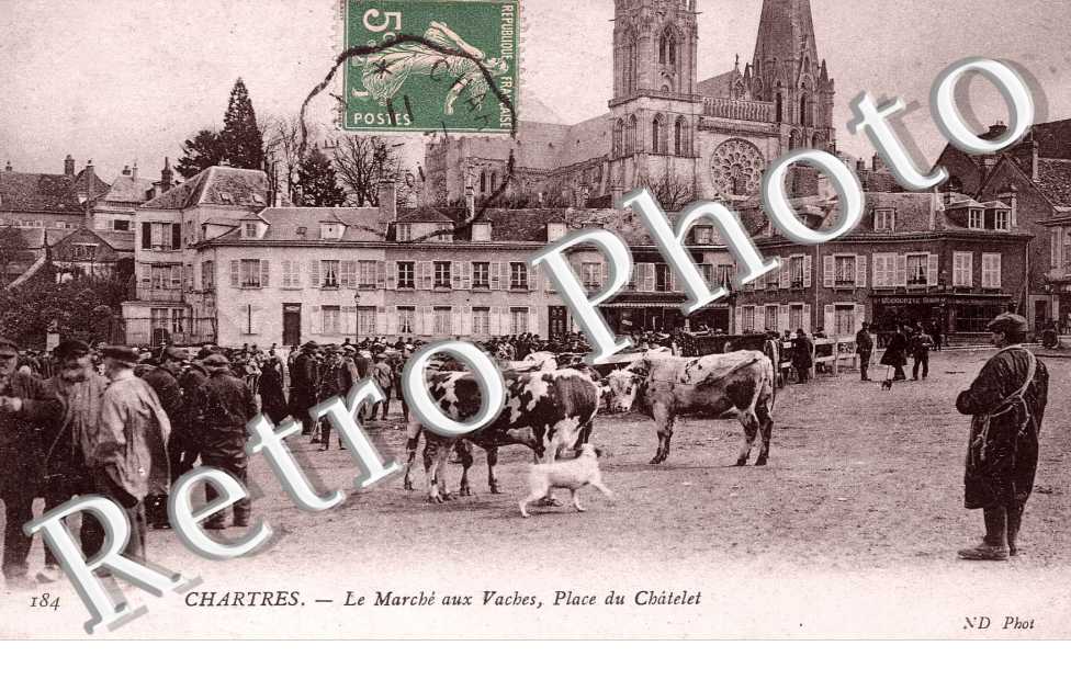 le marche aux vaches, place du chatelet