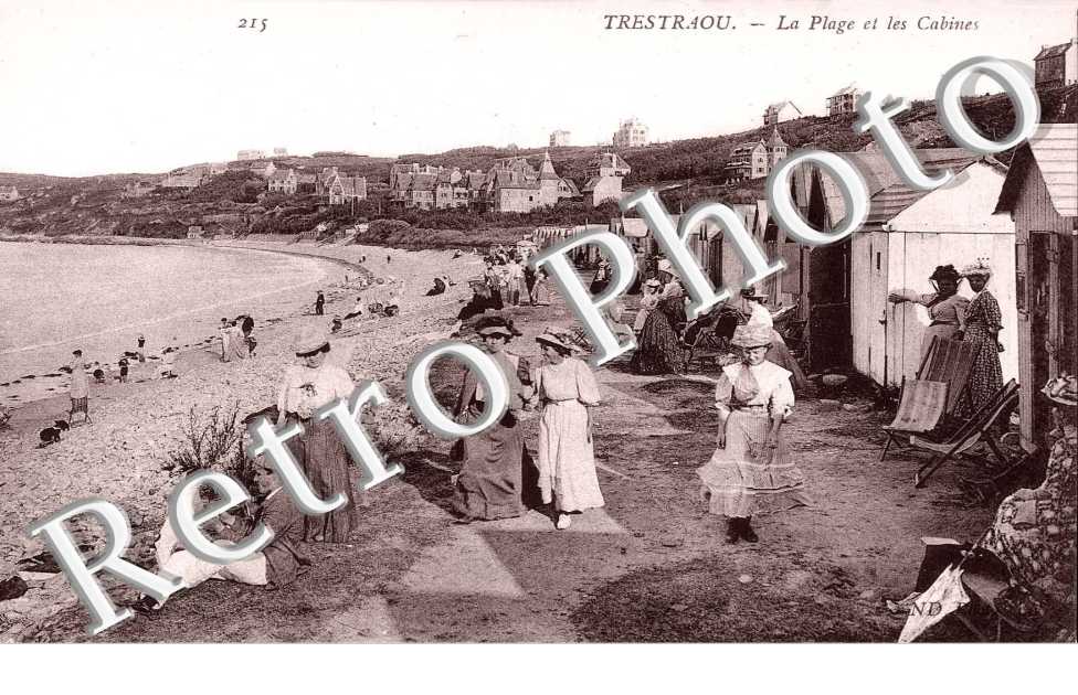 la plage et les cabines