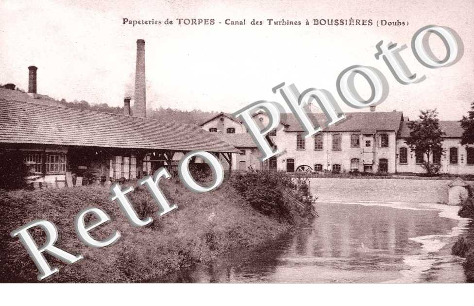 la papeterie de Torpes, canal des Turbines