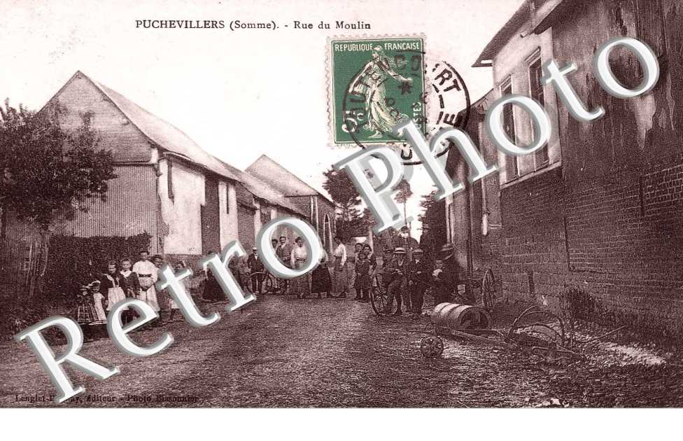Rue du Moulin en 1913