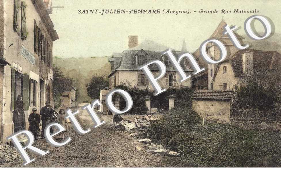 Saint-Julien-d&#039;Empare - grande rue nationale 