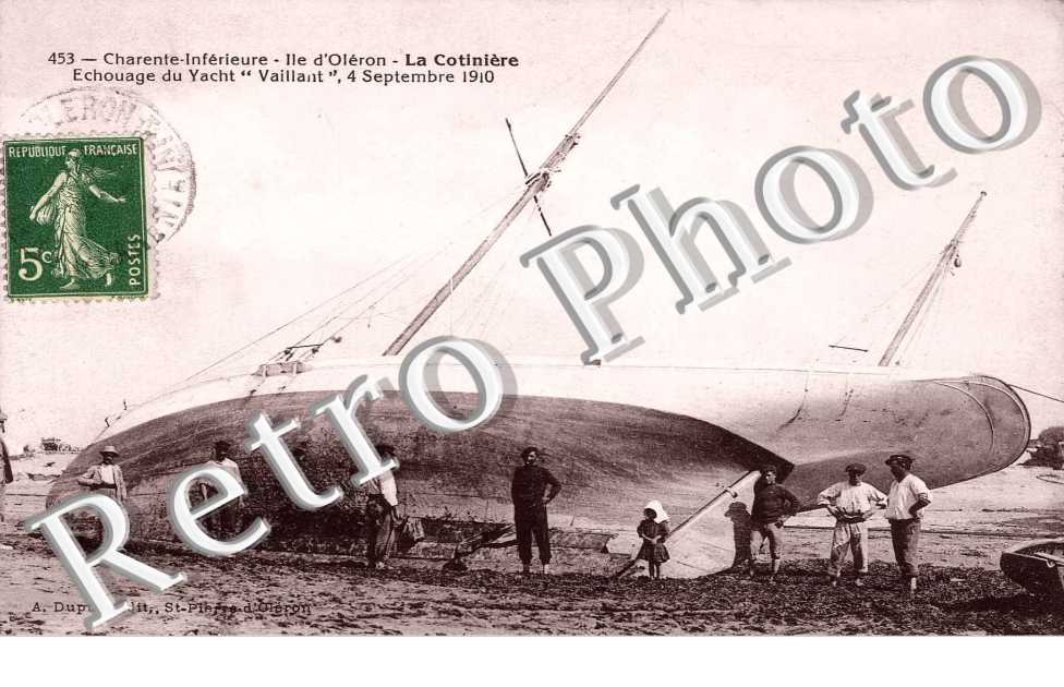 echouage du yacht "Vaillant", 4 septembre 1910
