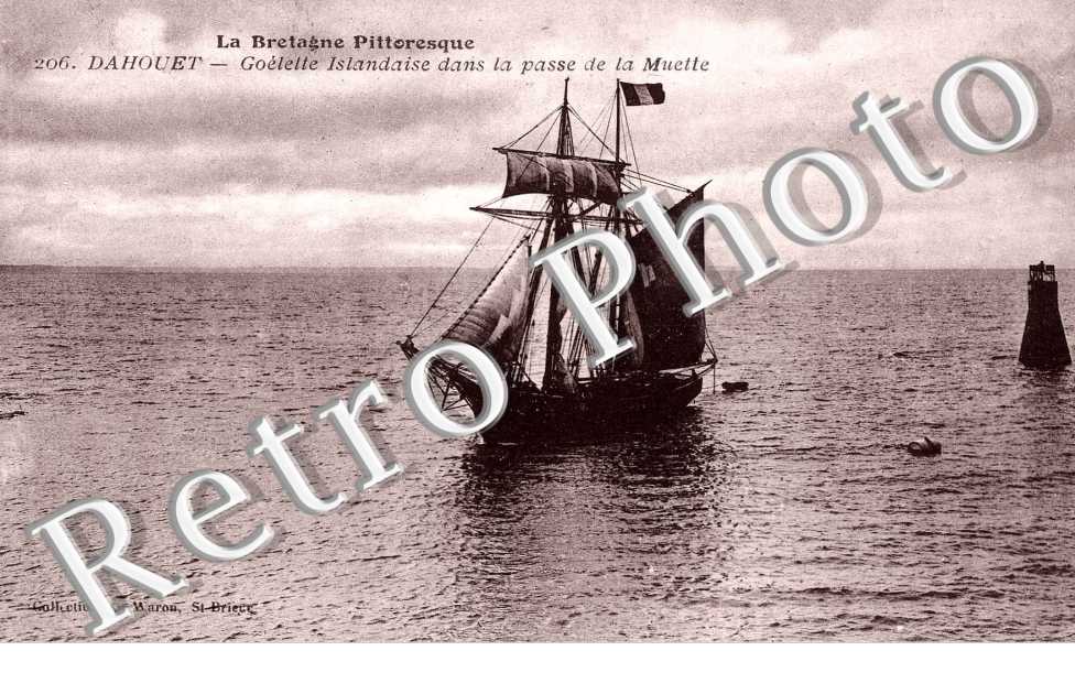 Goelette Islandaise dans la passe de la Muette