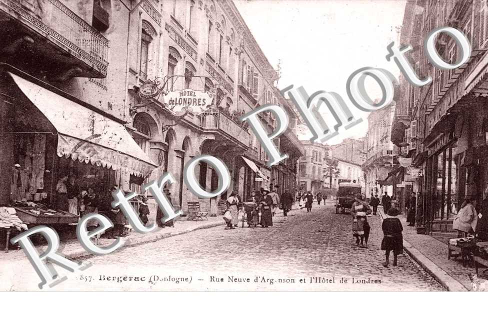 Rue Neuve d&#039;Argenson et hotel de Londres