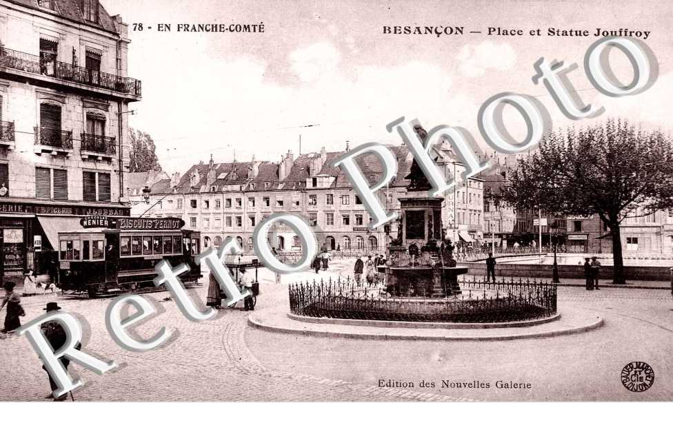 PLACE ET STATUE JOUFFROY