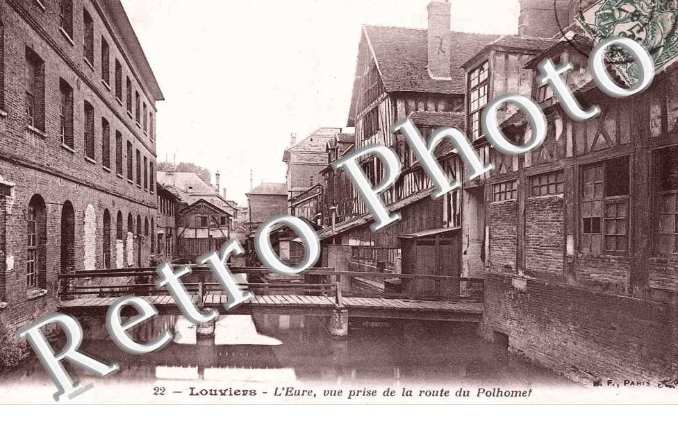 l'Eure vue prise du pont Polhomet