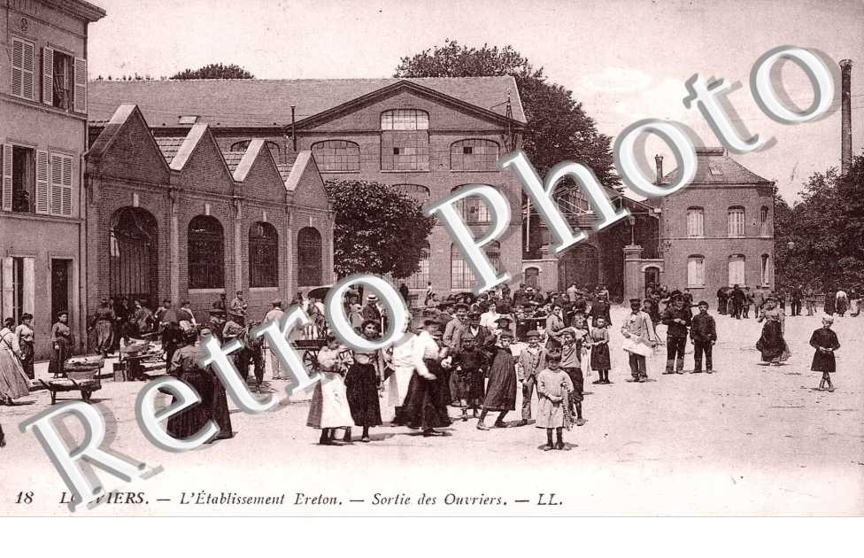 l'etablissement Ereton - sortie des Ouvriers