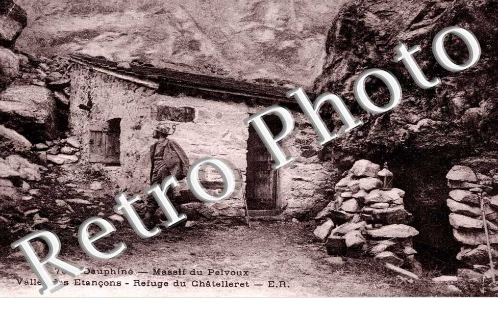 massif du Pelvoux. Vallee des Etancons Refuge du chatelleret