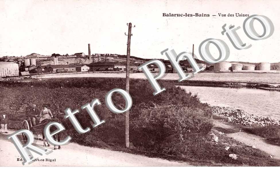 Vue des usines