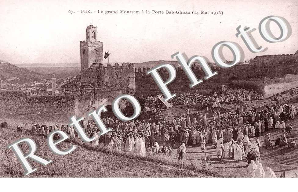 Le grand Moussem a la porte Bad Ghissa (14 Mai 1916)