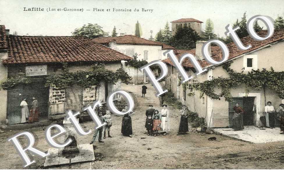 Place et fontaine du Barry
