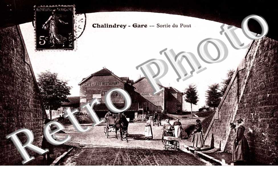 CHALINDREY GARE - SORTIE DU PONT