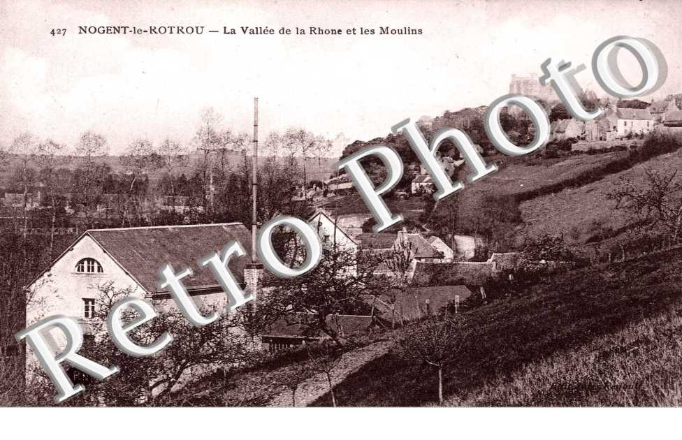 LA VALLEE DE LA RHONE ET LES MOULINS