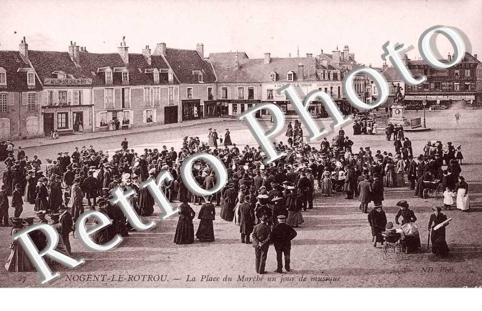 La Place du Marché un Jour de Musique