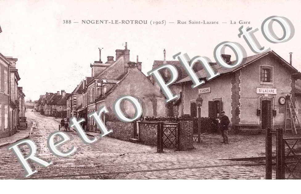 Rue Saint Lazare - la gare