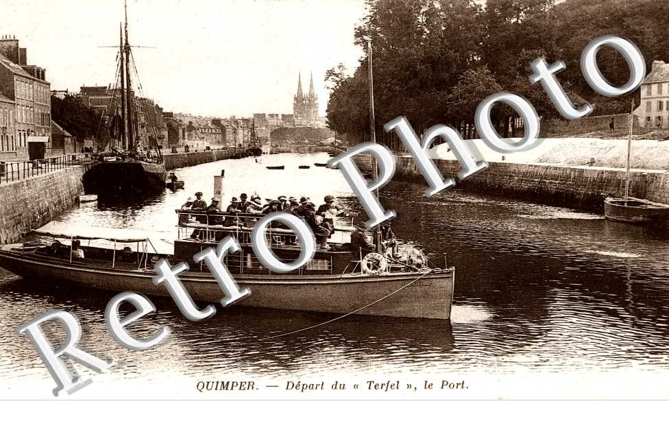 depart du "terfel" le port