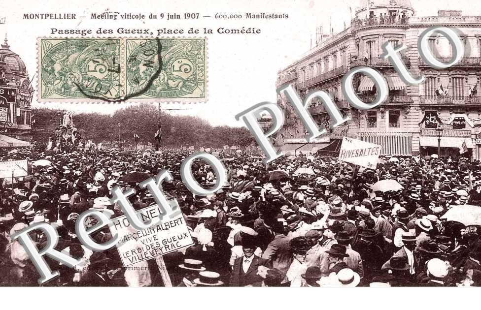 Passage des Gueux , place de la comedie - meeting viticole