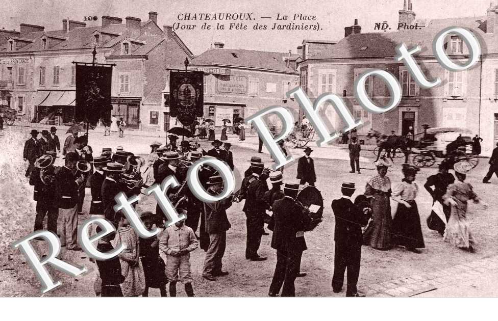 la place jour de la fete des Jardiniers