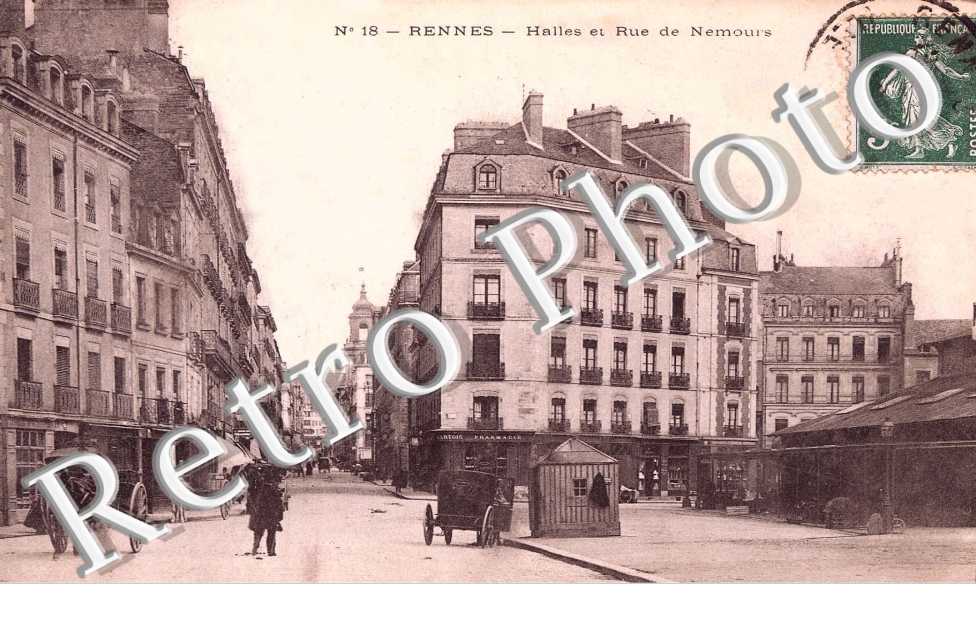 HALLES ET RUE DE NEMOURS