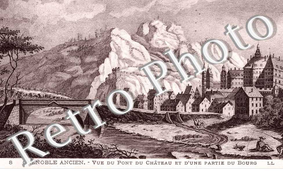 VUE DU PONT DU CHATEAU (dessin)
