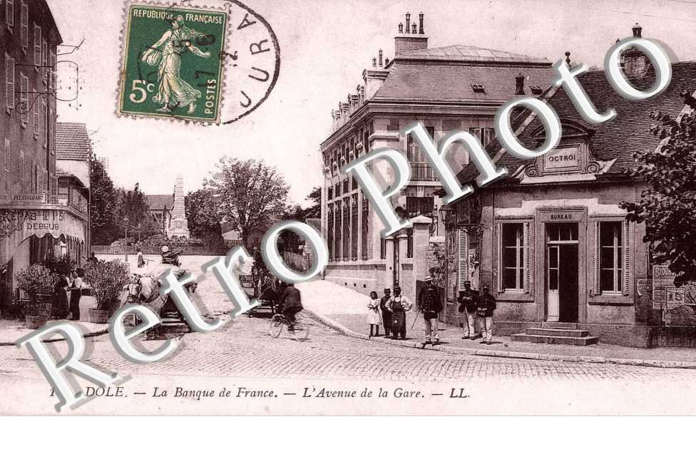 la Banque de France - l'Avenue de la Gare