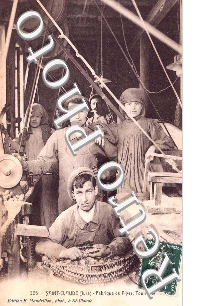 fabrique de pipes, tournerie