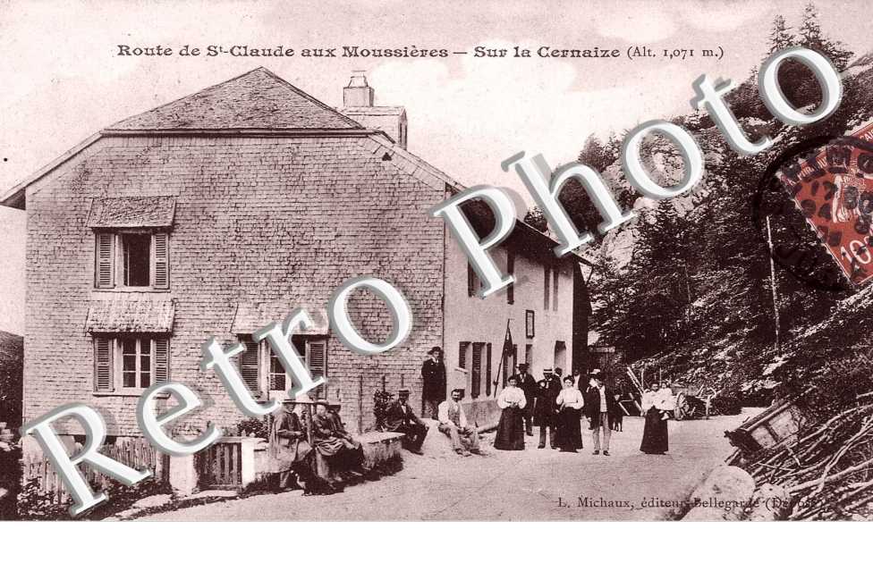 Route de Saint Claude aux Moussieres, sur la Cernaize