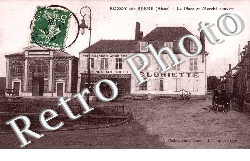 La place et marche couvert