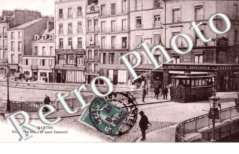 PONT D&#039;ORLEANS ET RUE CASSARD - .