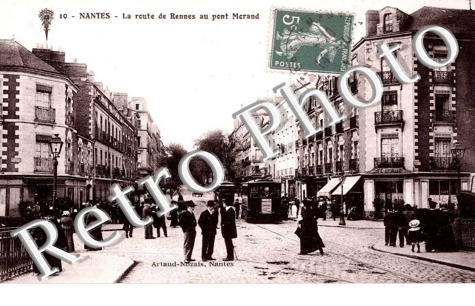 LA ROUTE DE RENNES AU PONT MORAND.