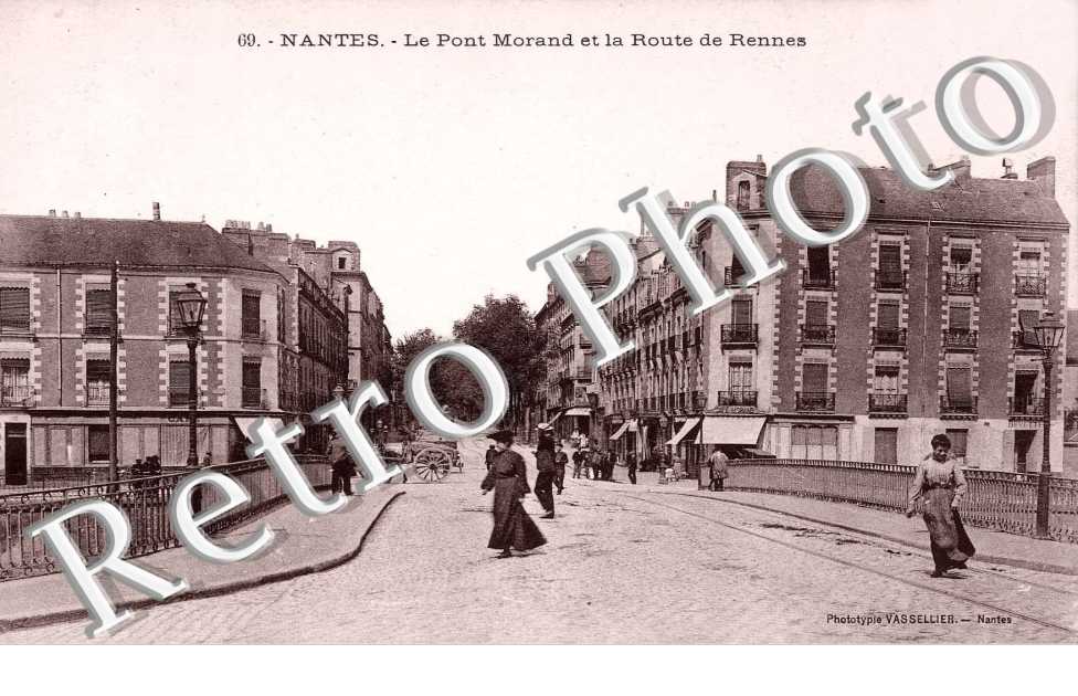 LE PONT MORAND ET LA ROUTE DE RENNES.