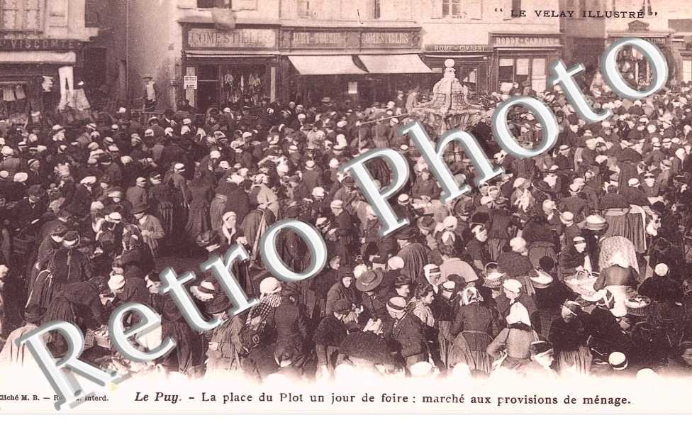 LA PLACE DU PLOT   MARCHE AUX PROVISIONS DE MENAGE