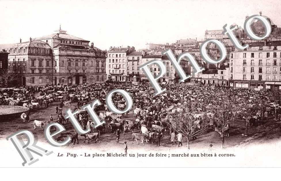LA PLACE MICHELET UN JOUR DE FOIRE