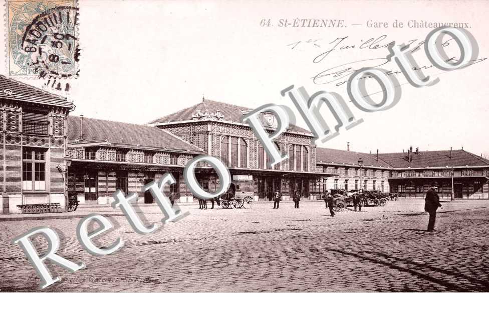 LA GARE DE CHATEAUCREUX - 1906